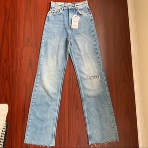 Zara 90s Full Length Jean in Daryl Blue (US 2)